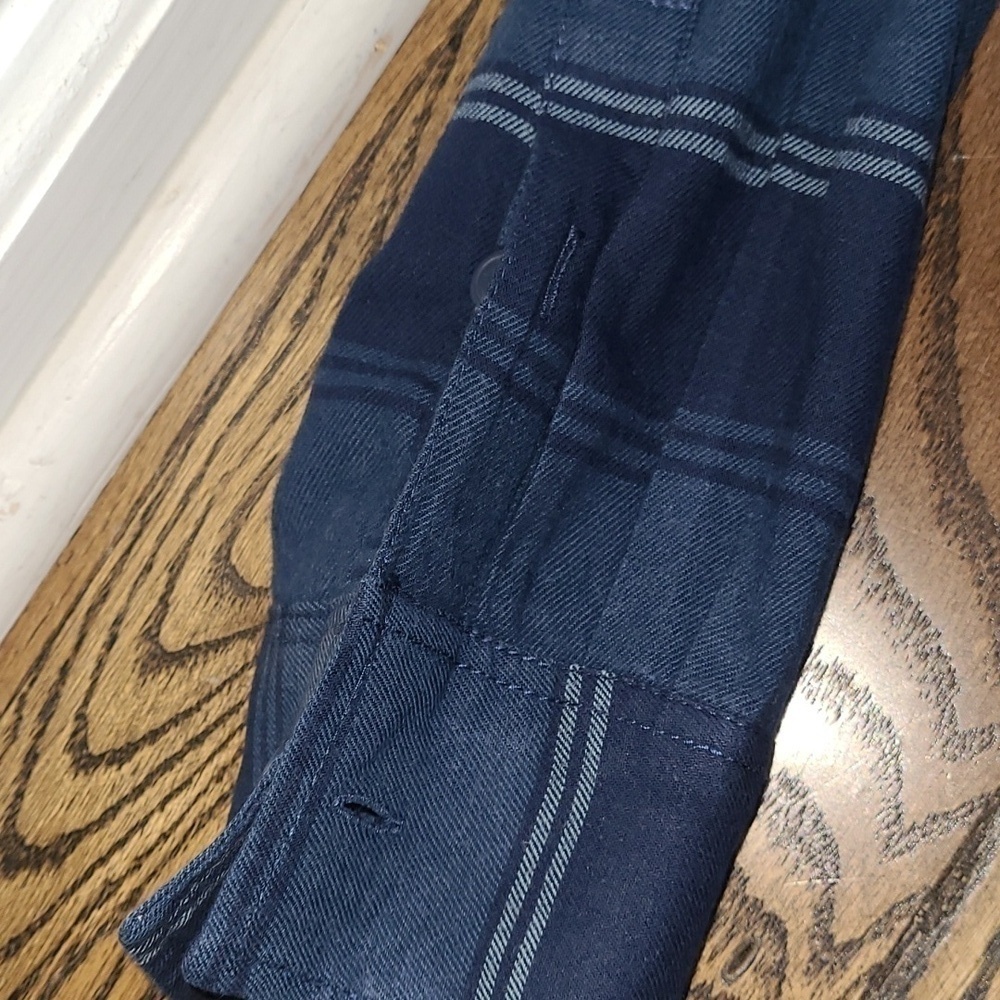 Men's Arizona Jeans plaid long sleeve shirt Size L - Picture 3 of 5